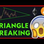 BITCOIN IS FORMING A SYMMETRICAL TRIANGLE!
