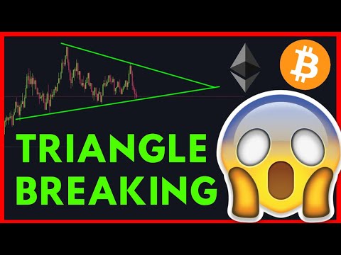 BITCOIN IS FORMING A SYMMETRICAL TRIANGLE!