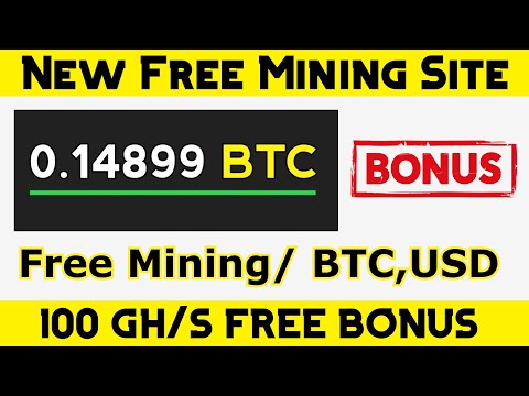 New Free Bitcoin Mining Site 2021 - Signup Bonus 111 Gh/s