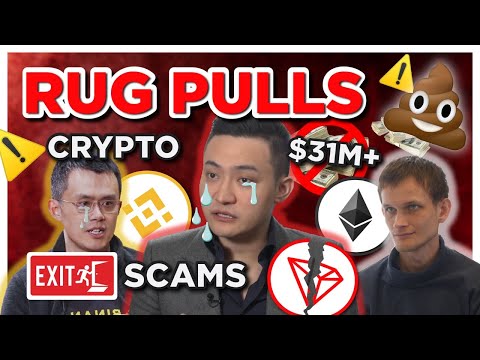 Over 31 MILLION DOLLARS in Cryptocurrency EXIT SCAMS & RUG PULLS.. today..
