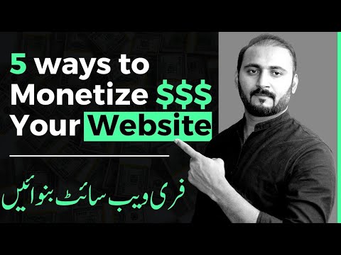 5 Ways To Make Money Online With Your Website  (Get your Free website Today)