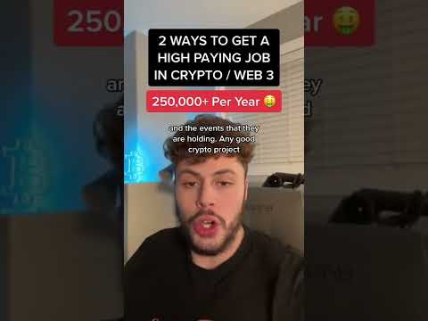 2 WAYS TO GET A HIGH PAYING JOB IN CRYPTO ($250k)