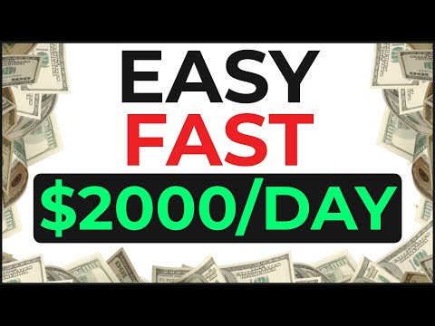 Copy This $2000/Day Method For Beginners To Make Money Online FAST