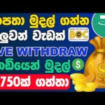 New USDT Earn Site 2022 | How To Make Money Online | Earn Money Online Sinhala