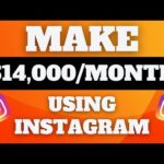 Make $14,000 PER MONTH Using Instagram For FREE! (Make Money Online 2023)