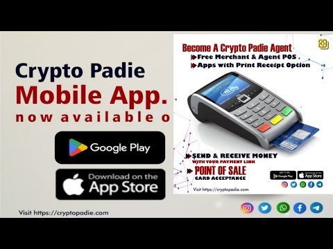 Crypto Padie Merchant App | Crypto POS | Stripe Payment | Scan and Pay | USD Cash in and Cash Out
