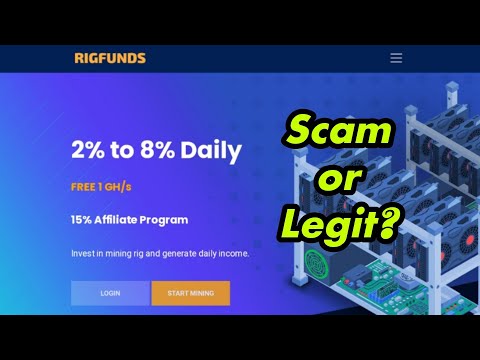 Rigfunds.Com Scam or Legit? New Free Bitcoin Mining Website 2022