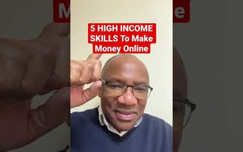 5 BEST High Income Skills To Make Money Online In 2023 (and how you can learn) #shorts