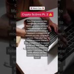 Always check the usenames and names on the account! #crypto #cryptok #scam #invest #wealth #money