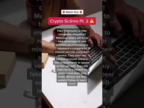 Always check the usenames and names on the account! #crypto #cryptok #scam #invest #wealth #money