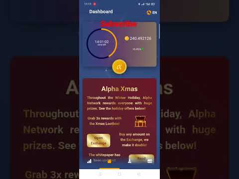 alpha network mining app 2023 #crypto #mining #youtubeshorts #coin #earning #bitcoin