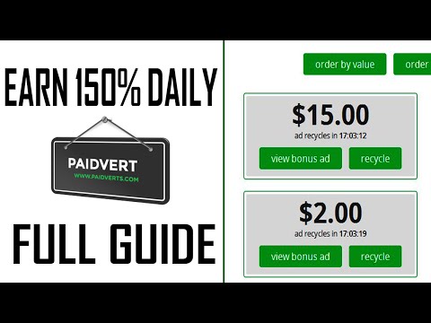 How To Make Money Online | 1$ to 100$ A Day From Home | Paidverts Guide