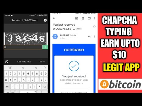 NEW BITCOIN CRYPTO EARNING APP CHAPCHA TYPING JOB WORK FROM HOME LEGIT APP REVIEW