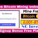 Free Bitcoin Mining website { Free BTC earning site }  New Bitcoin earning site today