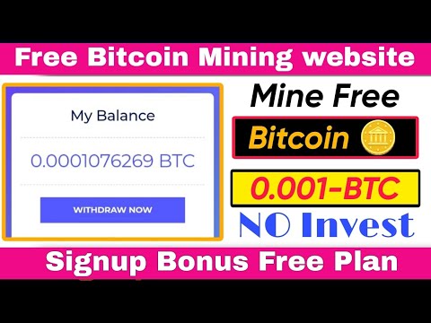 Free Bitcoin Mining website { Free BTC earning site }  New Bitcoin earning site today