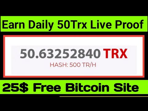 New Free Tron mining site || New Bitcoin mining without investment || troner.online