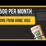 $500+ work from home jobs, Top 5 work from home jobs for you, work from home jobs for techies
