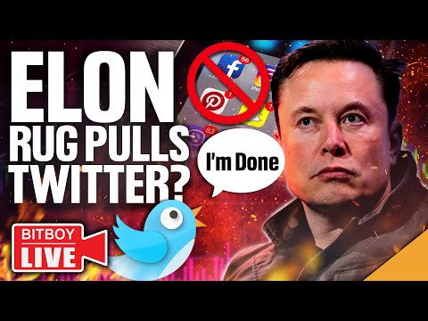 Record Breaking Bitcoin Dump! (Elon Rug Pulls Twitter?)