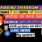 🔥 Shibainu shibarium news 🚀 | Sol coin 😱 panic | lunc doge coin news | crypto news | bitcoin