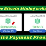 New Free Bitcoin Mining website 2023 | Live Payment Proof | New Free Cloud Mining website 2023