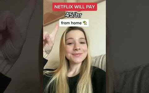 Netflix will pay $45/hr from home | make money online #shorts