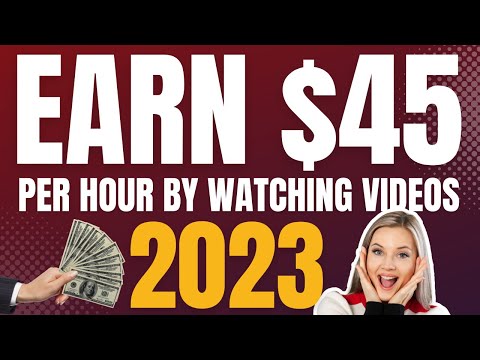 Earn $45 Per HOUR By Just Watching YouTube Videos! Make Money Online 2023