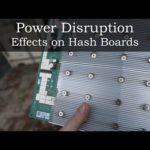 Bitcoin Mining Farm Power Disruption - Effect on Hash Boards