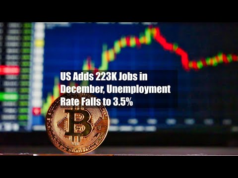 US Adds 223K Jobs in December, Unemployment Rate Falls to 3.5%