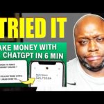 I tried It: ChatGPT  How I made $21,710 in 7 Days! Make Money Online With Chat GPT | 2023