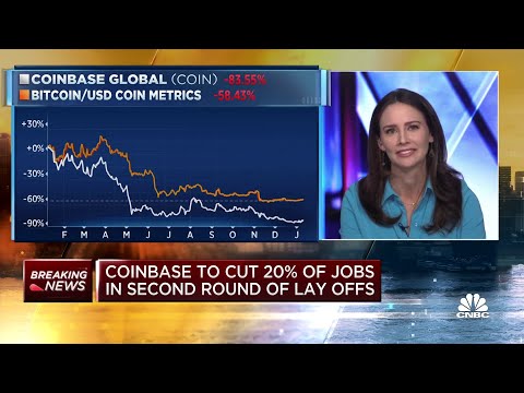 Coinbase to cut 20% of jobs in second round of layoffs