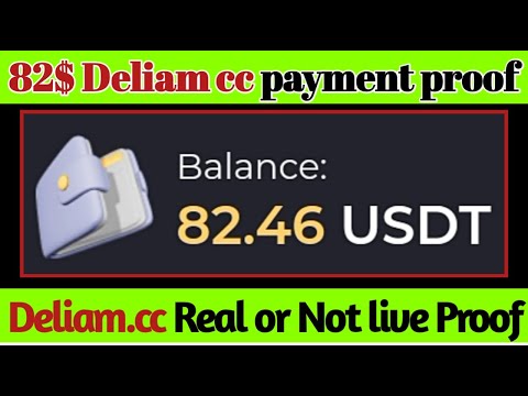 82$ live withdraw || Deliam.cc paying or not || New free Bitcoin mining site without investment