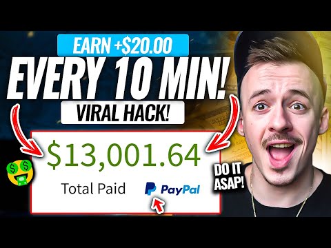 Get Paid +$20.00 Every 10 Minutes Using This VIRAL METHOD! (Make Money Online 2023)
