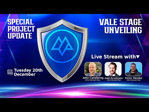 Merchant Token (MTO) Vale Stage unveiling 20th  December 2022.