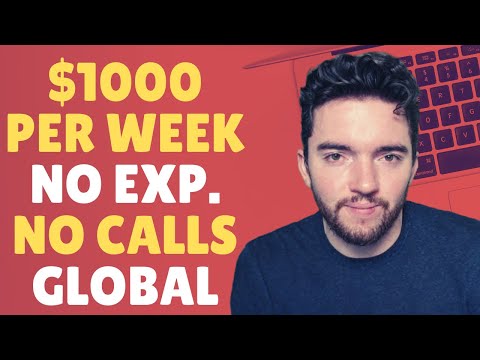 $1000 Week Work From Home Jobs No Experience No Phone Calls Worldwide