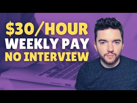 4 $30/Hour No Interview Work From Home Jobs That Pay Weekly 2023
