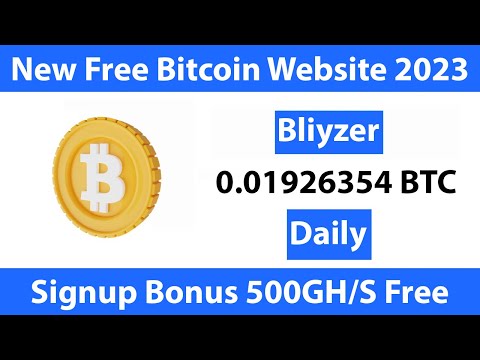 Bliyzer Review New Free Bitcoin Mining Website 2023 Free Cloud Mining Website 2023