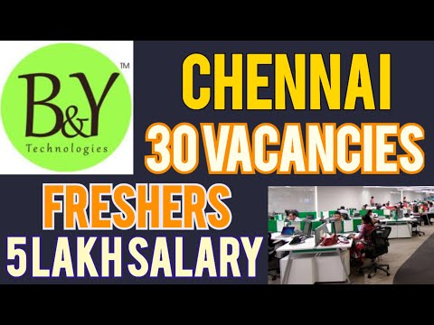 B&Y TECHNOLOGIES | JOB ALERT | CHENNAI | ANY GRADUATE | INTERVIEW #digitalvyabari #jobs