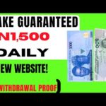 New Platform! Make #1,500 Naira Daily. Guaranteed! (how to make money online in Nigeria)