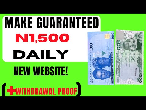 New Platform! Make #1,500 Naira Daily. Guaranteed! (how to make money online in Nigeria)