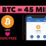 Mine 1 BTC in 45 minutes - Free Bitcoin Mining website 2023 ❌ No Investment | mining one bitcoin