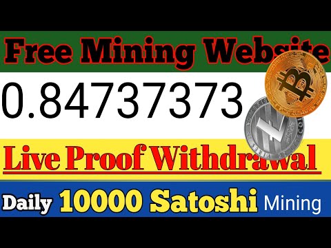 Bitcoin Mining || Live Payment Proof || Best Free Cloud Mining Website 2023 ||