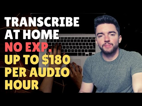 Highest Paying Transcription Jobs for Beginners | Up to $180/Audio Hour