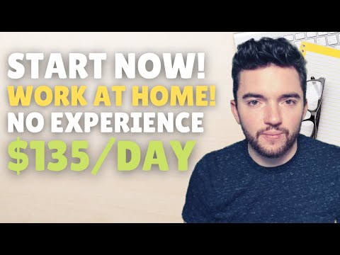 START IMMEDIATELY! Work From Home Jobs No Experience Required | $135/Day