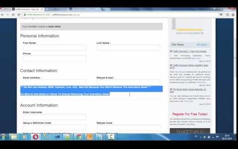 how to register in trafficmonsoon and make money