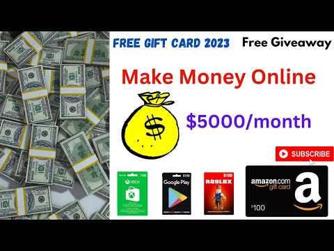 Make money online , free gift card , free giveaway, make money at home, earn money , doller