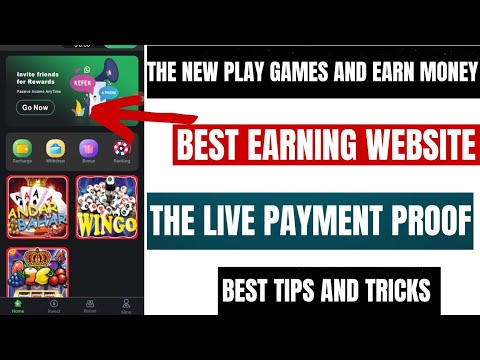 New Play games and earn website 2023 || Make Money Online tips and tricks || Instant Payment Proof