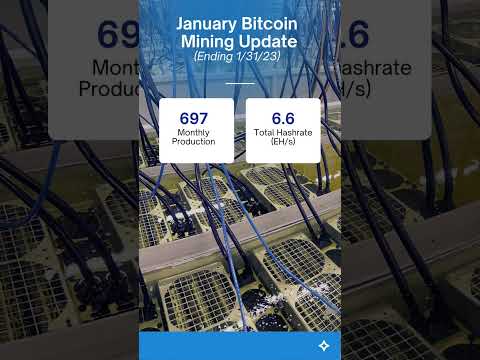 CleanSpark’s January 2023 Monthly #Bitcoin Mining Update! Our best month in production yet.