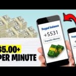 How To Earn $5.00  Per Minute For FREE! - WORLDWIDE (Make Money Online 2023)