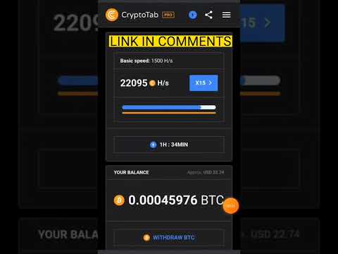CryptoTab Bitcoin Mining #crypto #cryptotab #money #viral #shorts #bitcoin #fyp #bitcoinmining