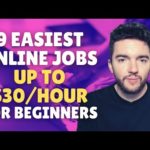9 Easiest Work From Home Jobs for Beginners 2023 | Up to $30/Hour